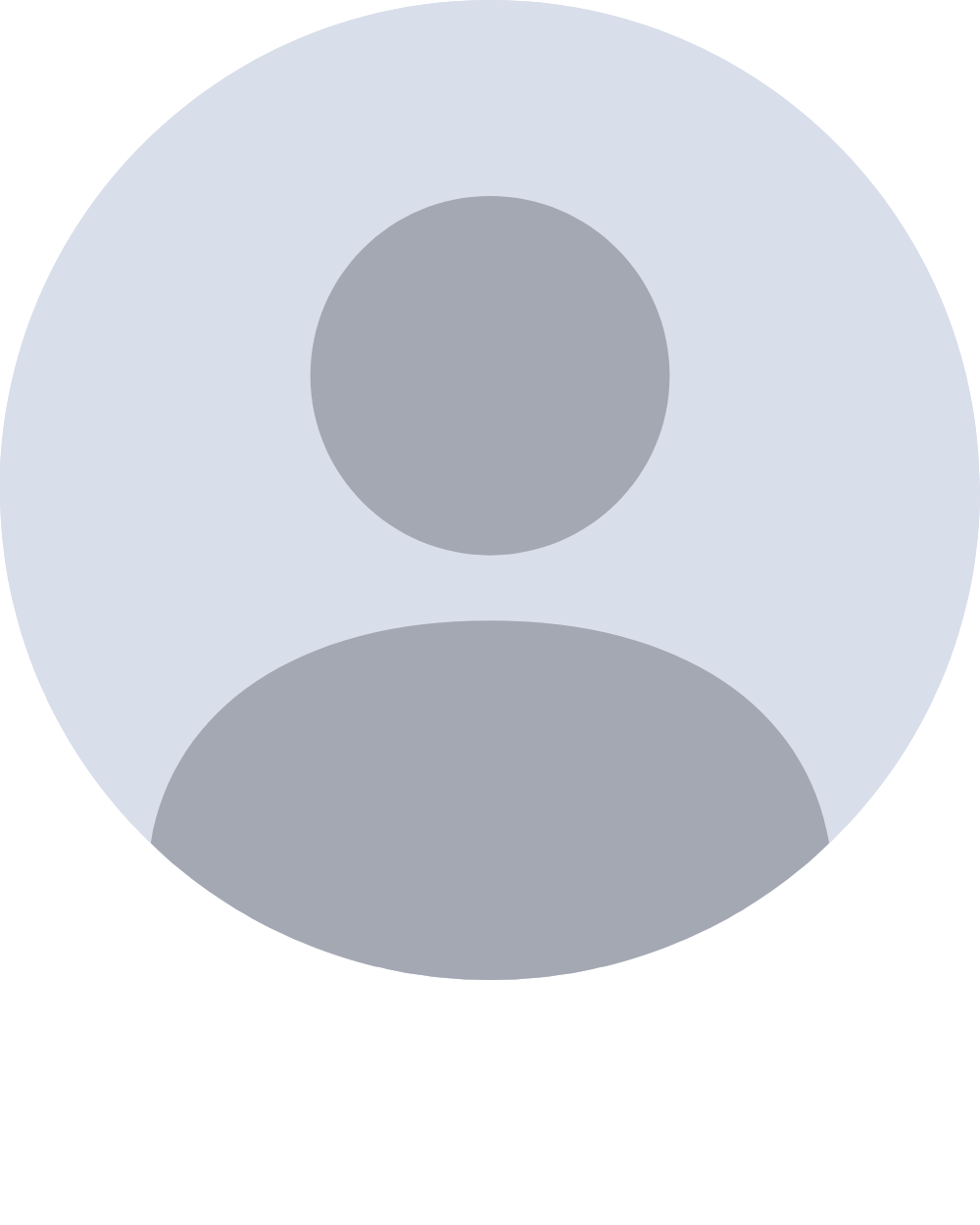 Avatar of a woman with red top and light brown hair in circle